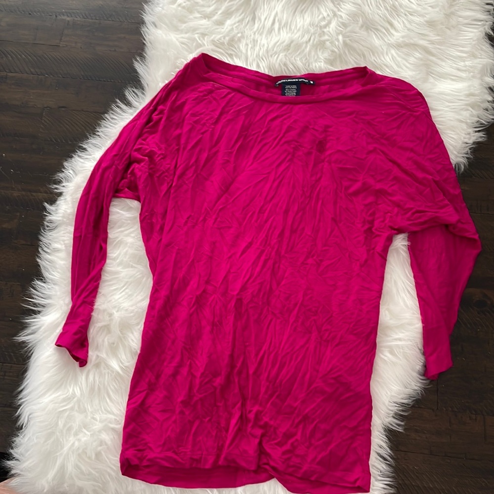 Women’s Ralph Lauren 3/4 sleeve dolman shirt